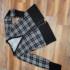 Hawthorne plaid cardigan